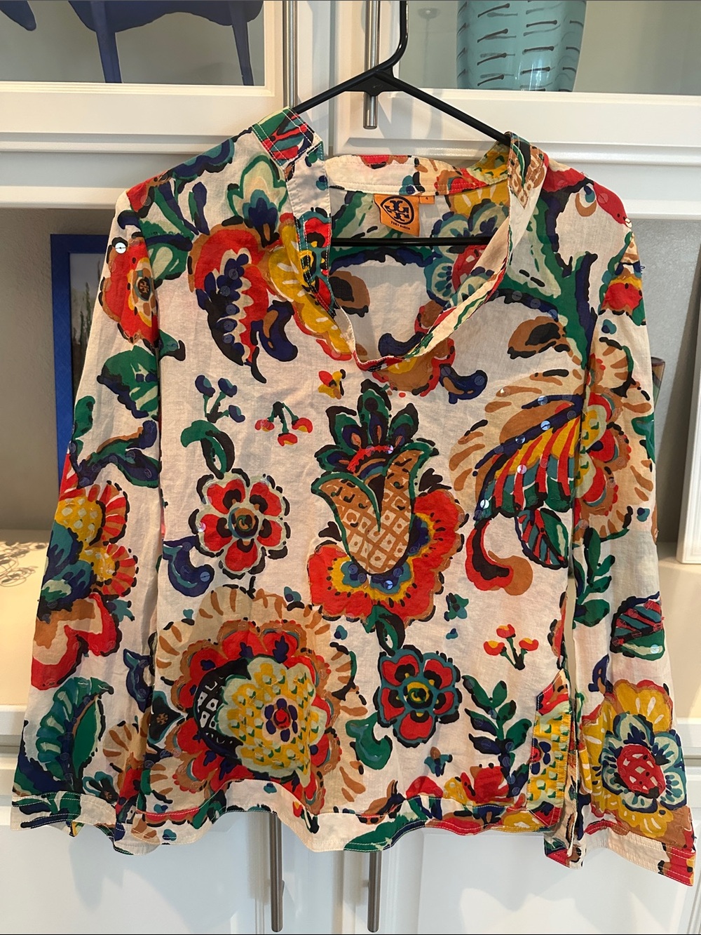 Tory Burch, Stephanie multicolored blouse